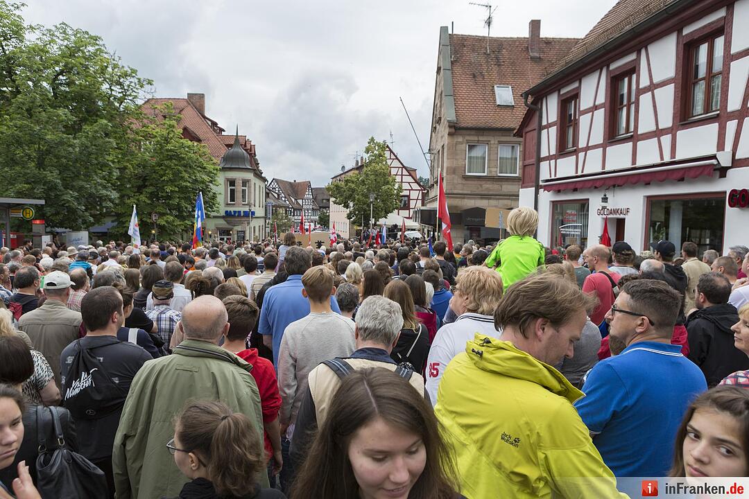 Demonstration gegen Rechts in Zirndorf
