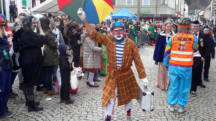 Faschingsumzug in Bad Brückenau. Foto: Rolf Pralle