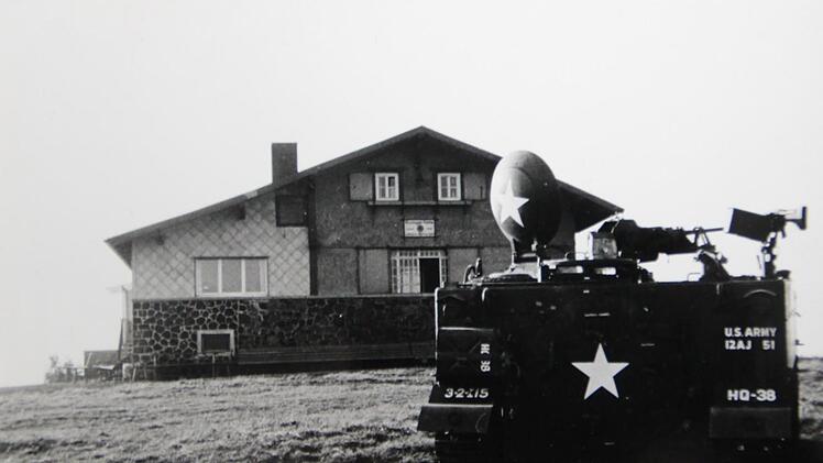 Auch die US-Army wusste die Vorzüge des Feuerbergs zu schätzen. Foto: Archiv Saale Zeitung/repro Johannes Schlereth