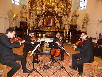 Das Streichquartett Foto: Thomas Weichert