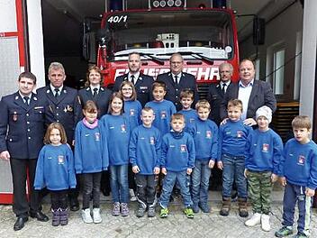 Die "Grofenkarer Löschkids" Foto: Klaus-Peter Wulf