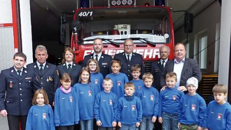 Die "Grofenkarer Löschkids" Foto: Klaus-Peter Wulf