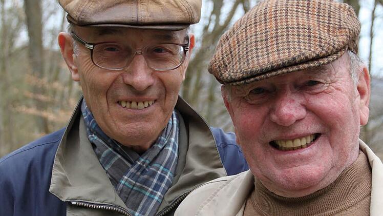 Auch Peter Schindler (links) und Georg Lear sind mit von der Partie. Immerhin sind die beiden zusammen schon fast 150 Jahre alt...