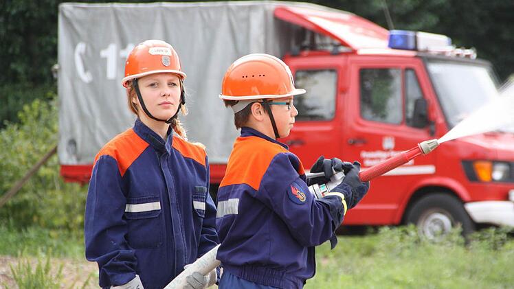 Berufsfeuerwehrtag in Münnerstadt.Foto: Arnold Nöth