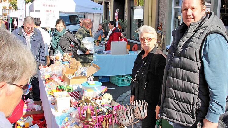 Herbstmarkt 2016 In Münnerstadt. Foto: Dieter Britz