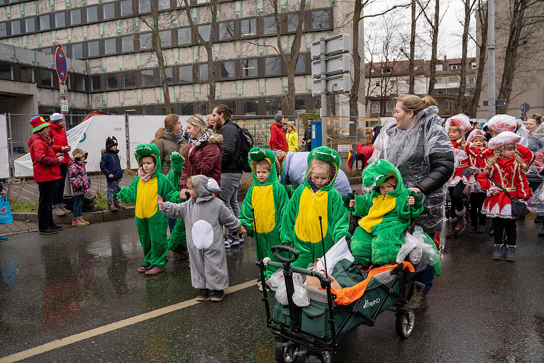 Der traditionelle Umzug zog ca. 70.000 Faschingsfreunde an.