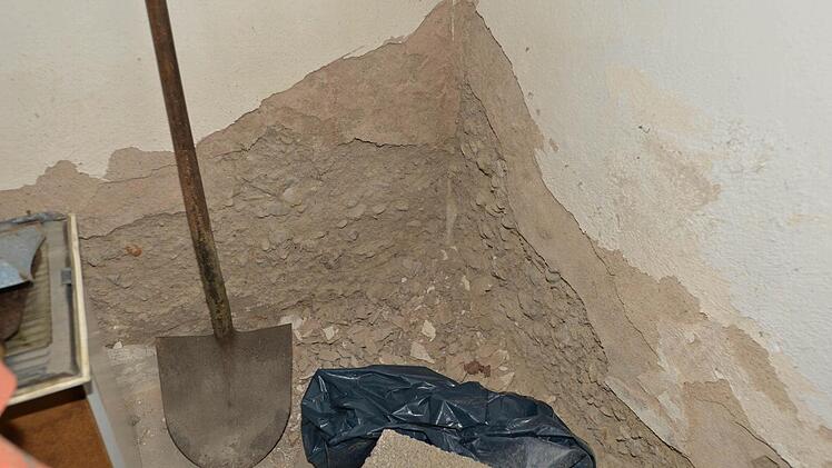 Putzschäden im Keller