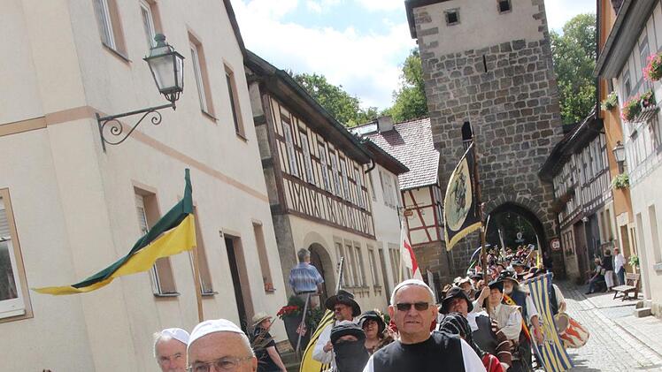 Umzug beim Altstadtfest in Seßlach Foto: Michael Stelzner
