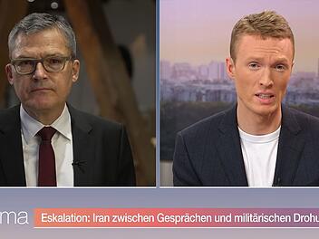 Rodericht Kiesewetter (links) stellte sich im "ZDF-Morgenmagazin" den Fragen von Philip Wortmann.