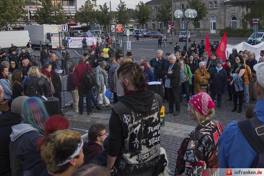 Drei Kundegebungen am Donnerstag in Fuerth - Polizei zieht positive Bilanz