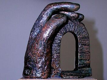 Die Skulptur zur 35-jährigen Partnerschaft Foto: privat