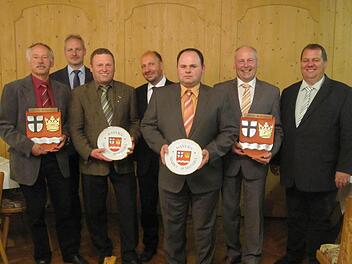 Oswald Türbl, Norbert Heil, Volker Hägerich, Hubert Schneider, Frank Brust, Leo Büchner, Bernold Martin Foto: Türbl