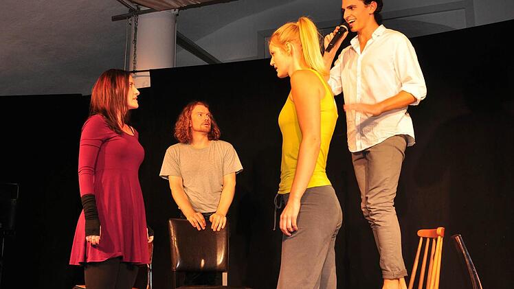 Heidi Lehnert, Benjamin Bochmann, Olga Seehafer und Martin Habermeyer (von links) in Aktion.   Foto: Ulrike Langer