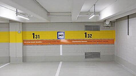 Für Frauen und Familien sind eigene Stellplätze ausgewiesen.