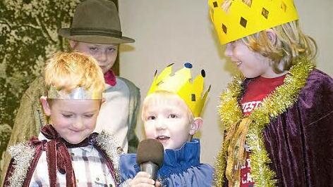 Auch die Jungschar und Mitglieder der Kinderstunde hatten einen Auftritt.