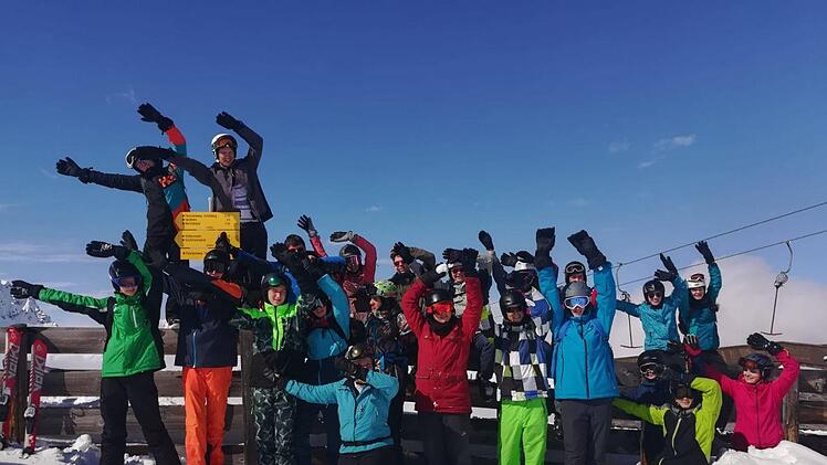 Gruppenfoto in den Bergen. Foto: Ralf Sauer