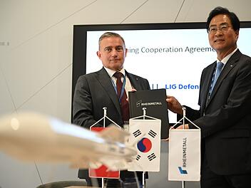 Rheinmetall kooperiert mit s&uuml;dkoreanischer Firma LIG D&A