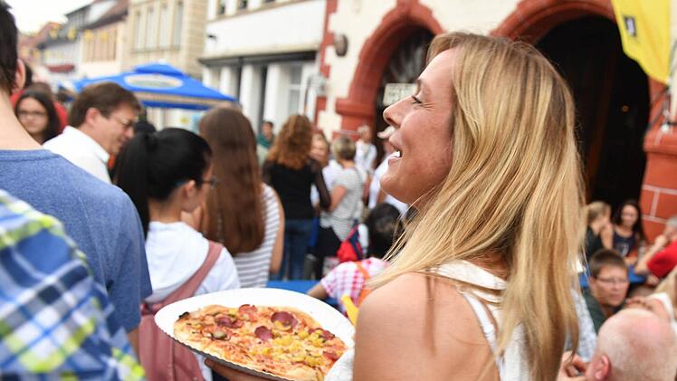 Dieses Pizza offensichtlich auch.Foto: Ronald Rinklef