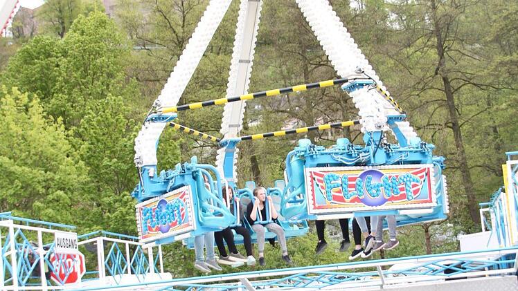 Erste Impressionen vom Start des Kulmbacher Volksfests. Foto: Dagmar Besand