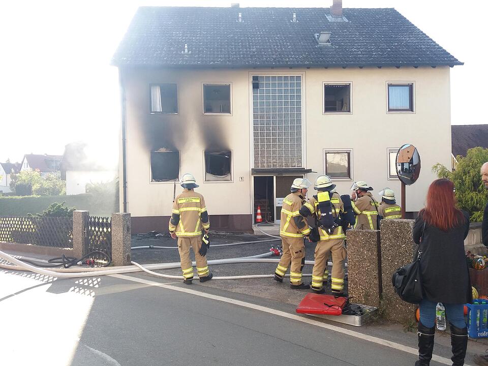 Feuer in Fürth: Zwei Verletzte