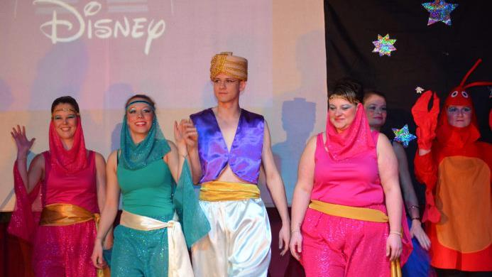 Die bezaubernde Disney-Parade hielt beim Fasching des Sportvereins Ramsthal Einzug. Andreas Lomb