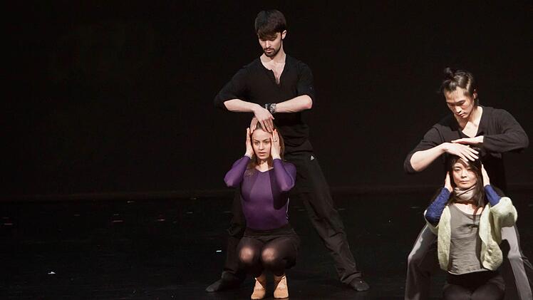 Einblicke in den nächsten Coburger Ballettabend bot eine Soirée im Landestheater. "Hypnotic Poison" feiert am 28. Februar Premiere in Coburg.Foto: Jochen Berger