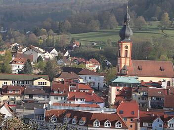 Die Stadt Bad Brückenau im Frühling Foto: Ulrike Müller