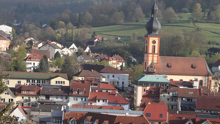 Die Stadt Bad Brückenau im Frühling Foto: Ulrike Müller