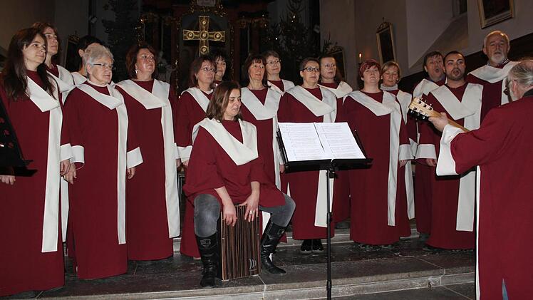 Die "Free Gospel Singers" brachten Soul und Gospel unter dem Dirgiat von Detlef Winkelmann zu Gehör.