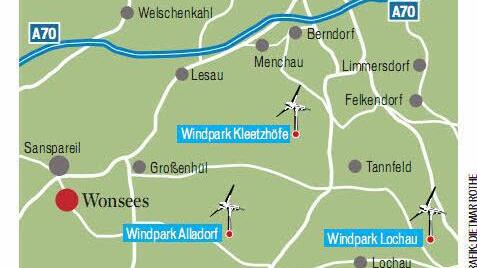 Drei Vorranggebiete gibt es im Thurnauer Gemeindebereich.