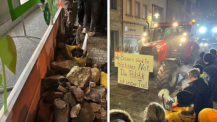 Bauerndemo in Hammelburg: Grünen-Politikerin schildert "Todesangst"