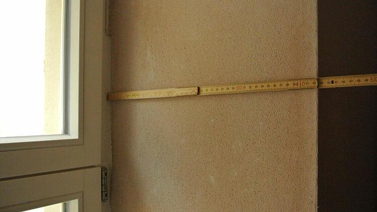 Die Wände sind zwischen 50 und 80 Zentimeter dick - eine ganz natürliche Dämmung.