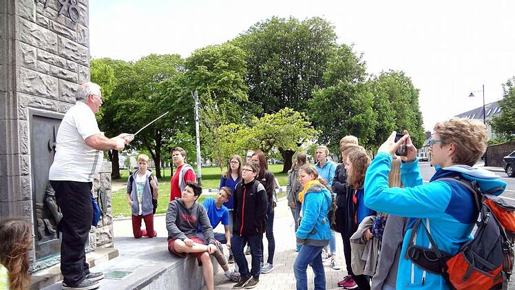 Ernie Sweenie bei der Stadtführung. Foto: privat