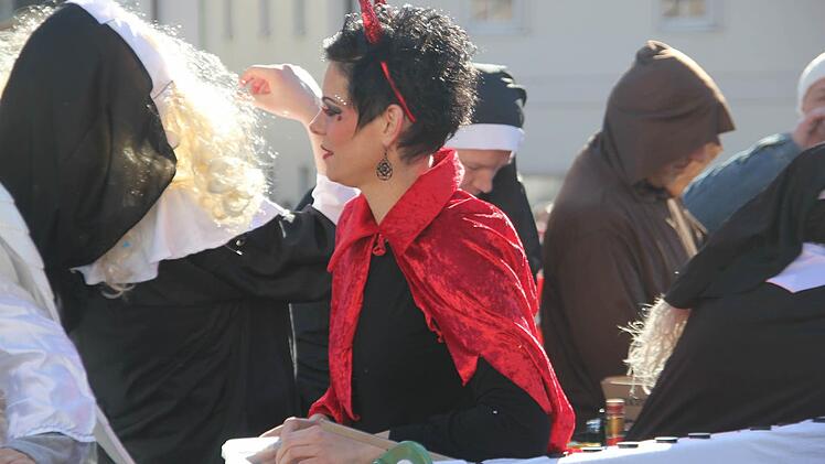 Faschingsumzug in Oberlangenstadt. Foto: Veronika Schadeck