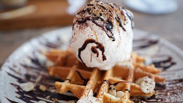 Eis mit Beilage, das sogenannte Cookie-Gelato, ist beliebt.