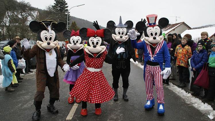 Besuch aus Amerika: Disneyland lässt grüßen.