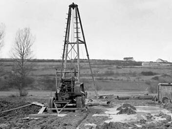 Dort, wo heute die Bad Kissinger Quellen sind, fanden vor 50 Jahren Probebohrungen statt. Das Ergebnis: In Münnerstadt gibt es genug Wasser für die Stadt Bad Kissingen. Foto: Archiv/Gerhard Fuhrmann