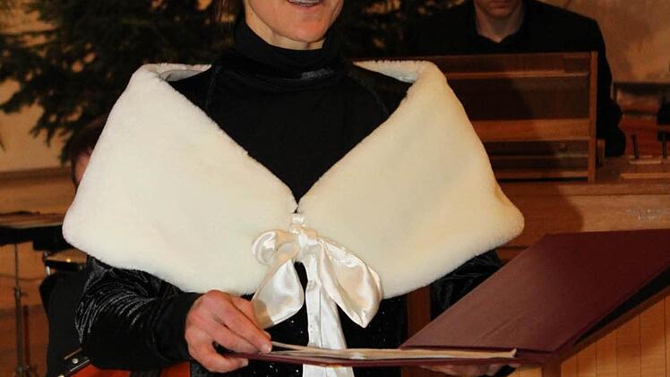 Die Solistin Sabine Zimmermann (Sopran)