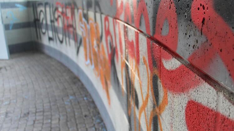 Das Toilettenhäuschen an den Aischwiesen in Höchstadt ist wieder Ziel von Vandalen geworden. Foto: Christian Bauriedel