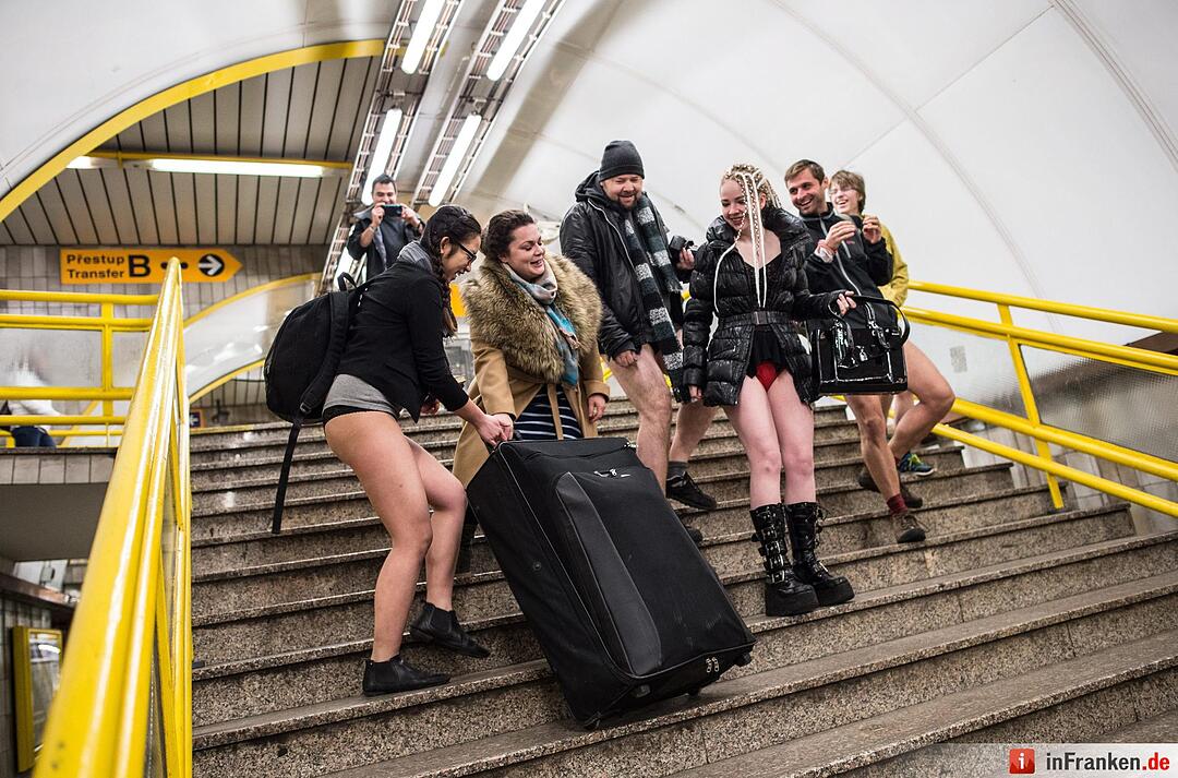 "No Pants Subway Ride" 2016 in Berlin und Prag