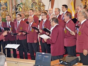 Der "Liederkranz" Haig mit Dirigent Thomas Detsch wurde mit dem Prädikat "hervorragend" bewertet.