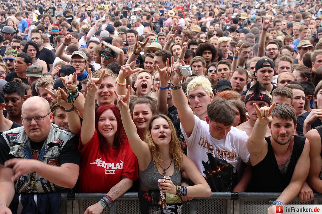 Rock im Park 2016 - Stimmung vor der Centerstage