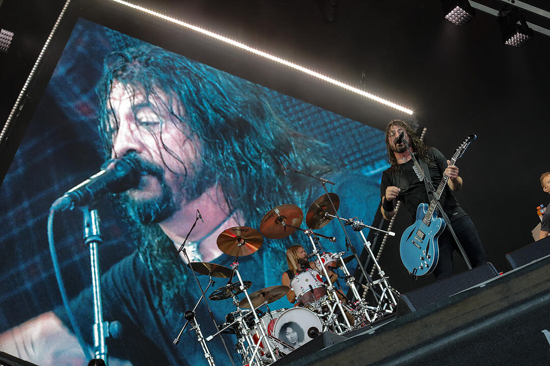Die Foo Fighters bei Rock im Park 2018.
