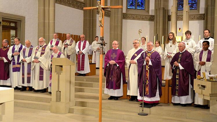 Besuch des Bischofs in Bad Kissingen. Foto: Peter Rauch