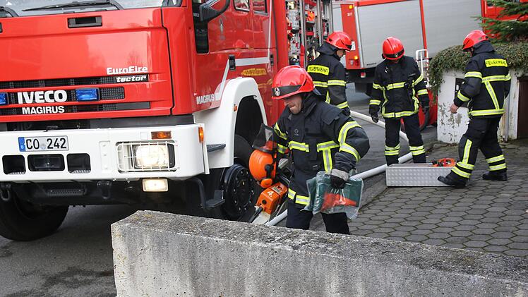 Brand am Ölberg in Coburg Foto: Michael Stelzner