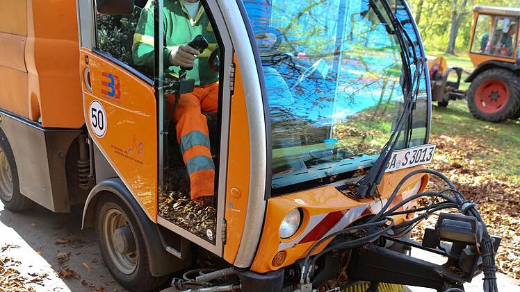 Die klassische Kehrmaschine Foto: Barbara Herbst
