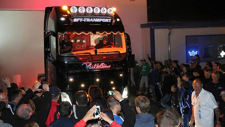Bei Trucker-Treffen ist der Phil-Collins-Laster immer umringt.  Foto: privat