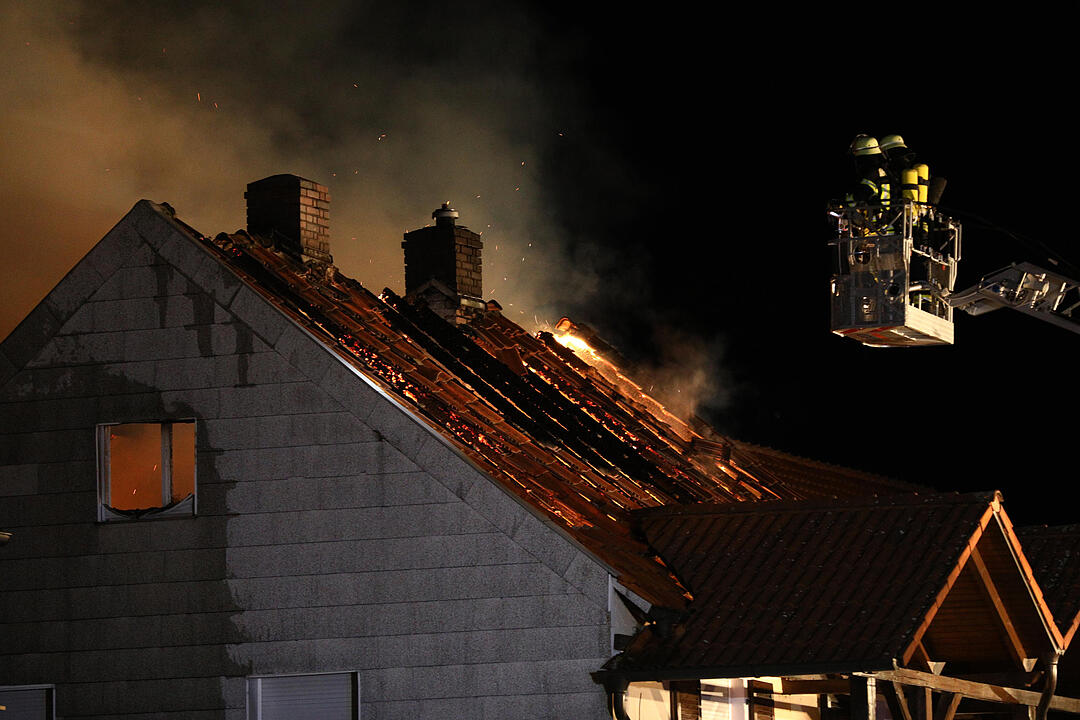 Gunzenhausen: Hoher Schaden bei Dachstuhlbrand