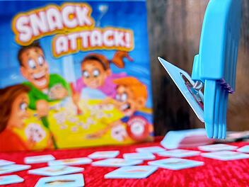 Snack Attack im Test - Turbulente Gabel-Jagd für Kinder