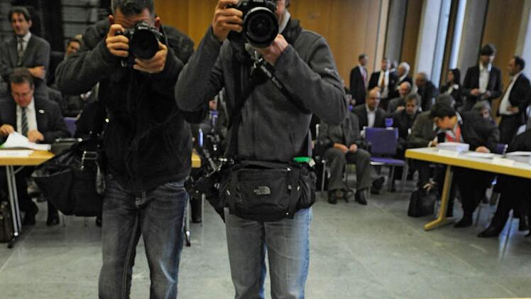 Großes Medieninteresse am Bundesarbeitsgericht in Erfurt Foto: dpa